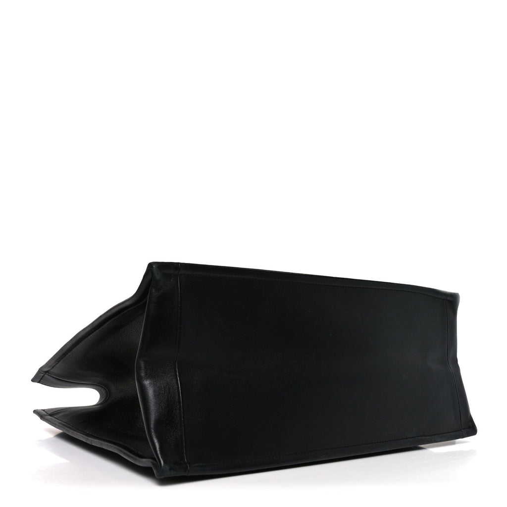 Dior Calfskin Archicannage Large Essential Tote Black
