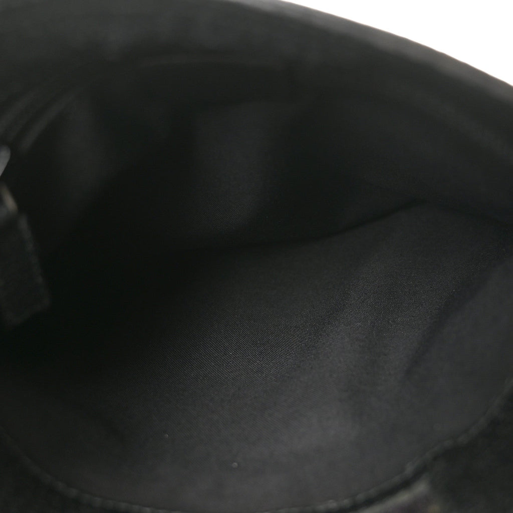 Gucci GG Monogram Messenger Crossbody Bag Black