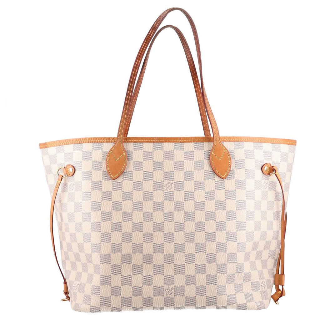 Louis Vuitton Damier Azur Neo Neverfull MM Rose Ballerine