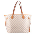 Louis Vuitton Damier Azur Neo Neverfull MM Rose Ballerine