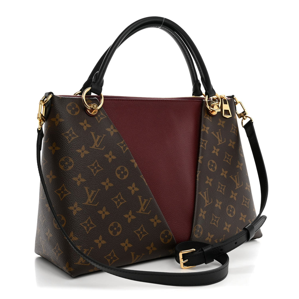 Louis Vuitton Monogram V Tote MM Bordeaux