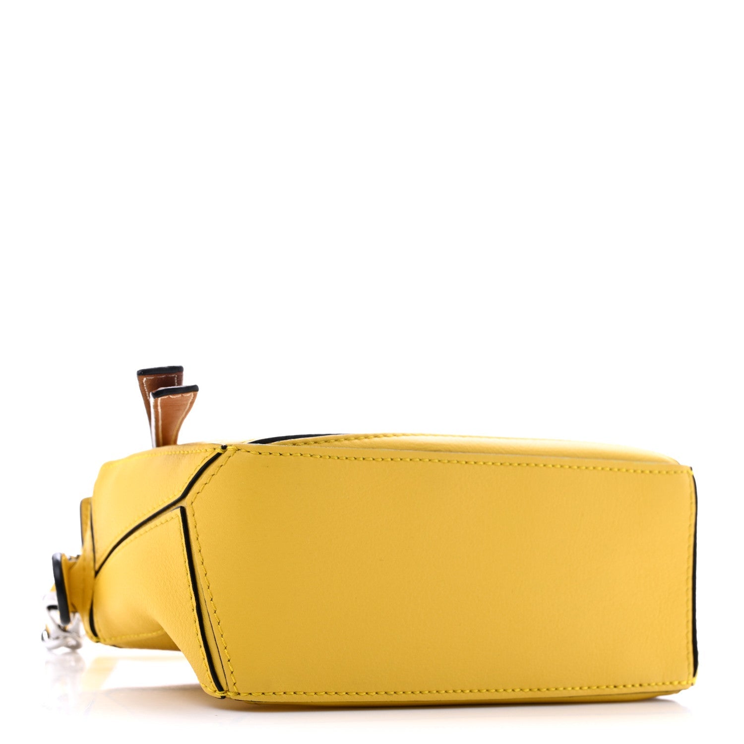 Loewe X SPIRITED AWAY Calfskin Totoro Mini Puzzle Bag Yellow