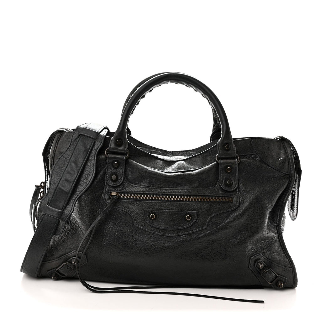 Balenciaga Agneau Classic Hardware City Anthracite
