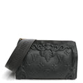 Louis Vuitton Calfskin Debossed Monogram Versailles City Keepall Dark Shadow Grey