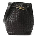 Bottega Veneta Nappa Intrecciato Small Andiamo Bucket Bag Fondant