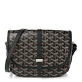 Goyard Goyardine Belvedere II PM Messenger Bag Black Black