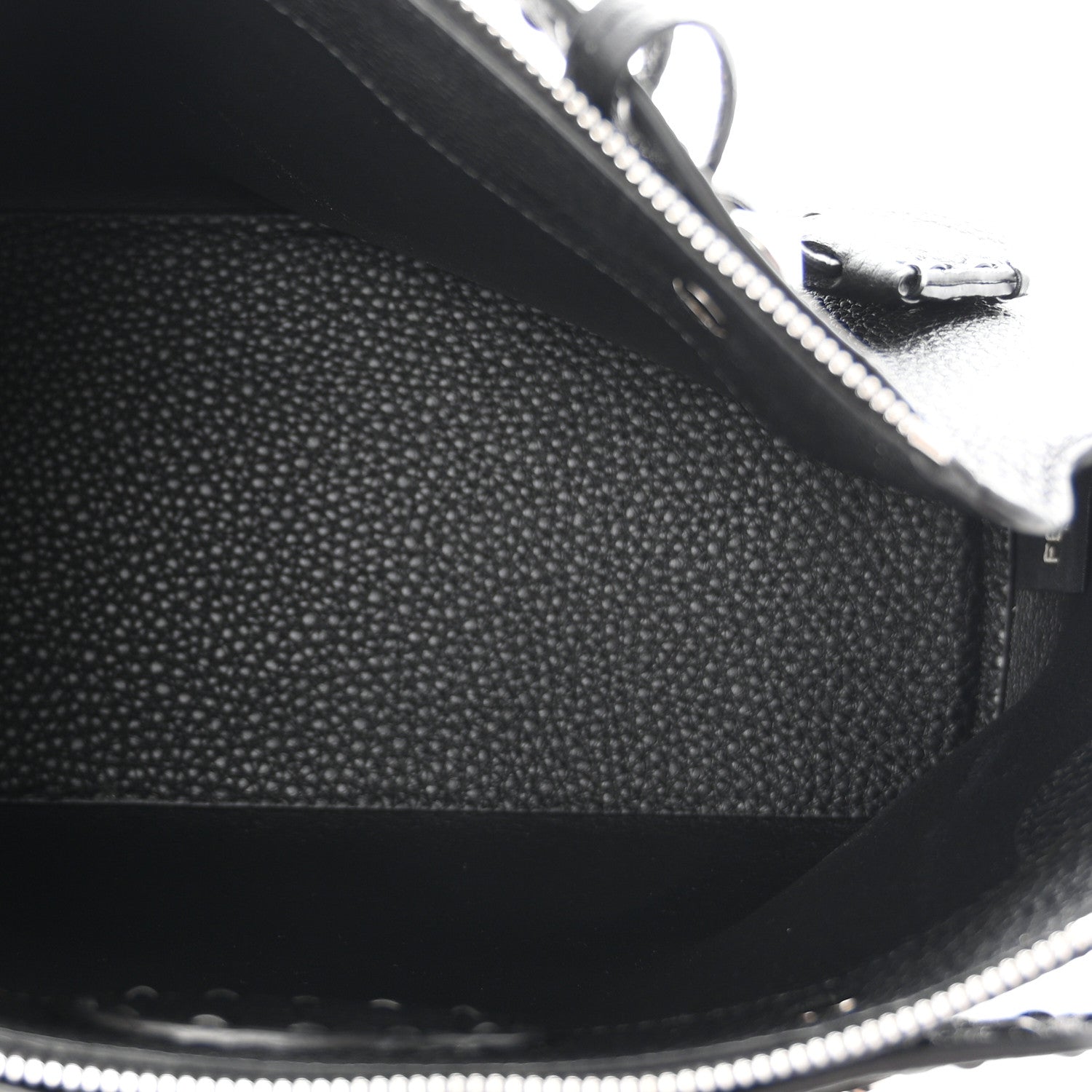 Fendi Cuoio Romano Selleria Medium By The Way Boston Bag Black
