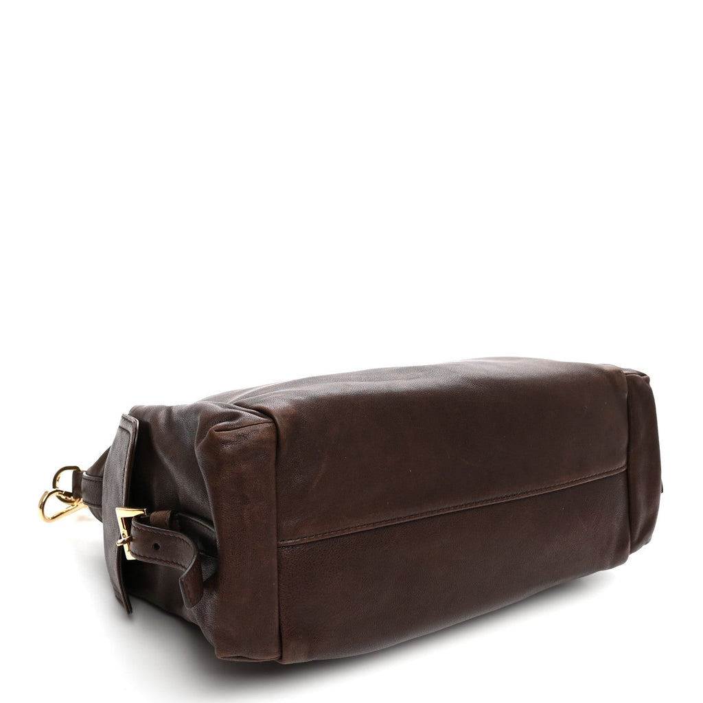 Prada Nappa Large Explore Shoulder Bag Sienna