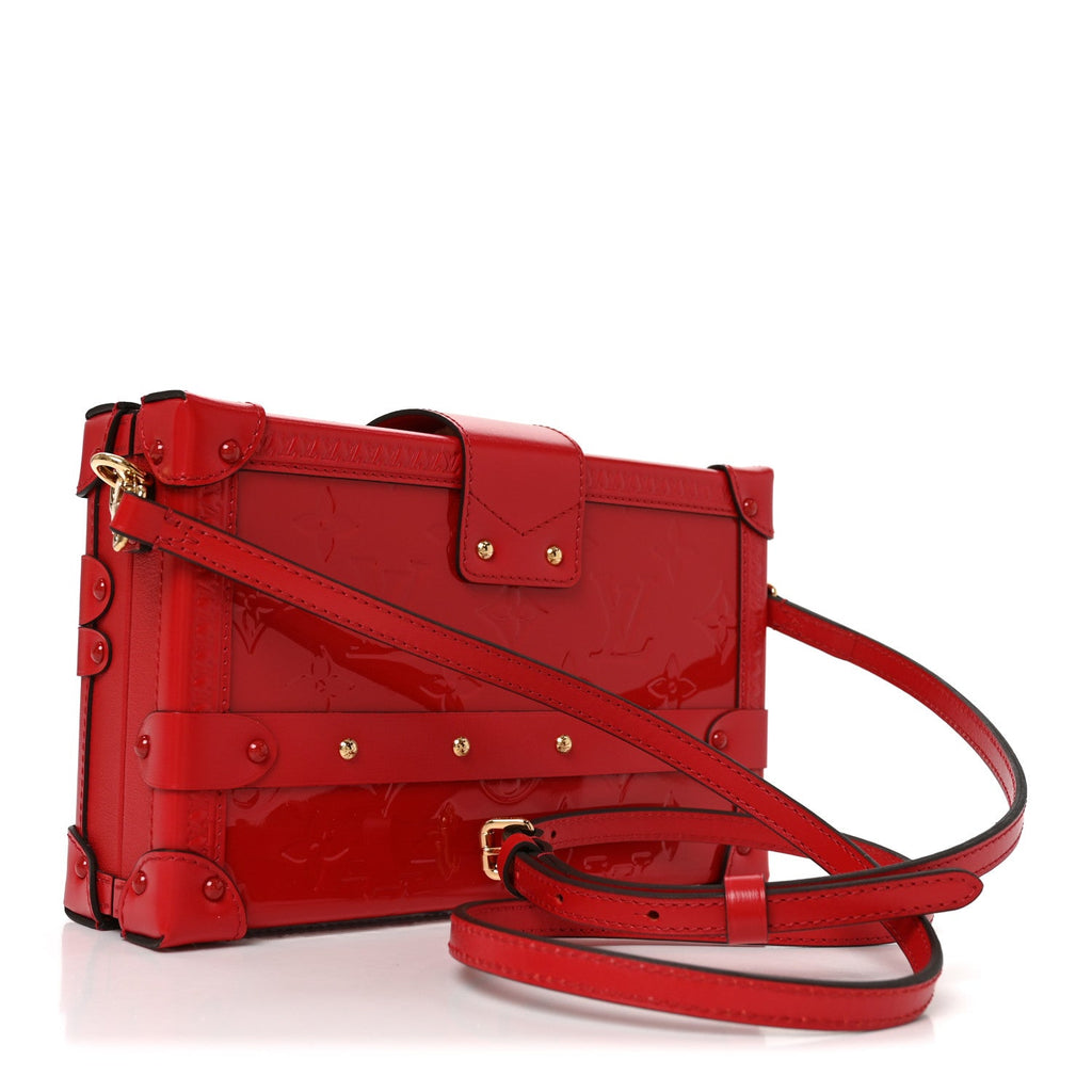 Louis Vuitton Vernis Petite Malle Red