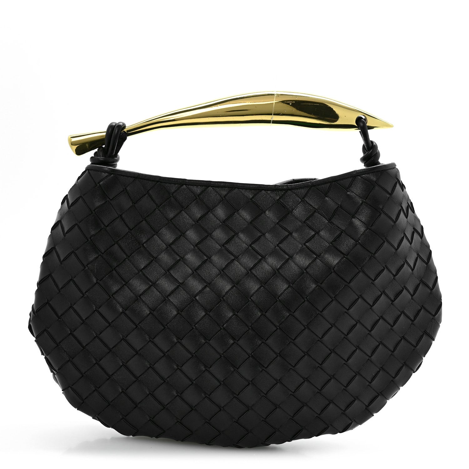 Bottega Veneta Nappa Intrecciato Sardine Bag Black