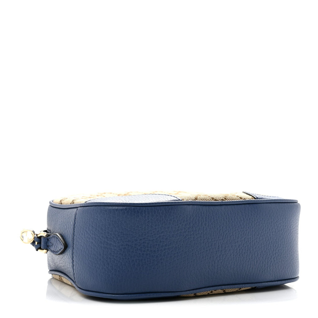 Gucci Monogram Mini Bree Messenger Bag Beige Ebony Caspian