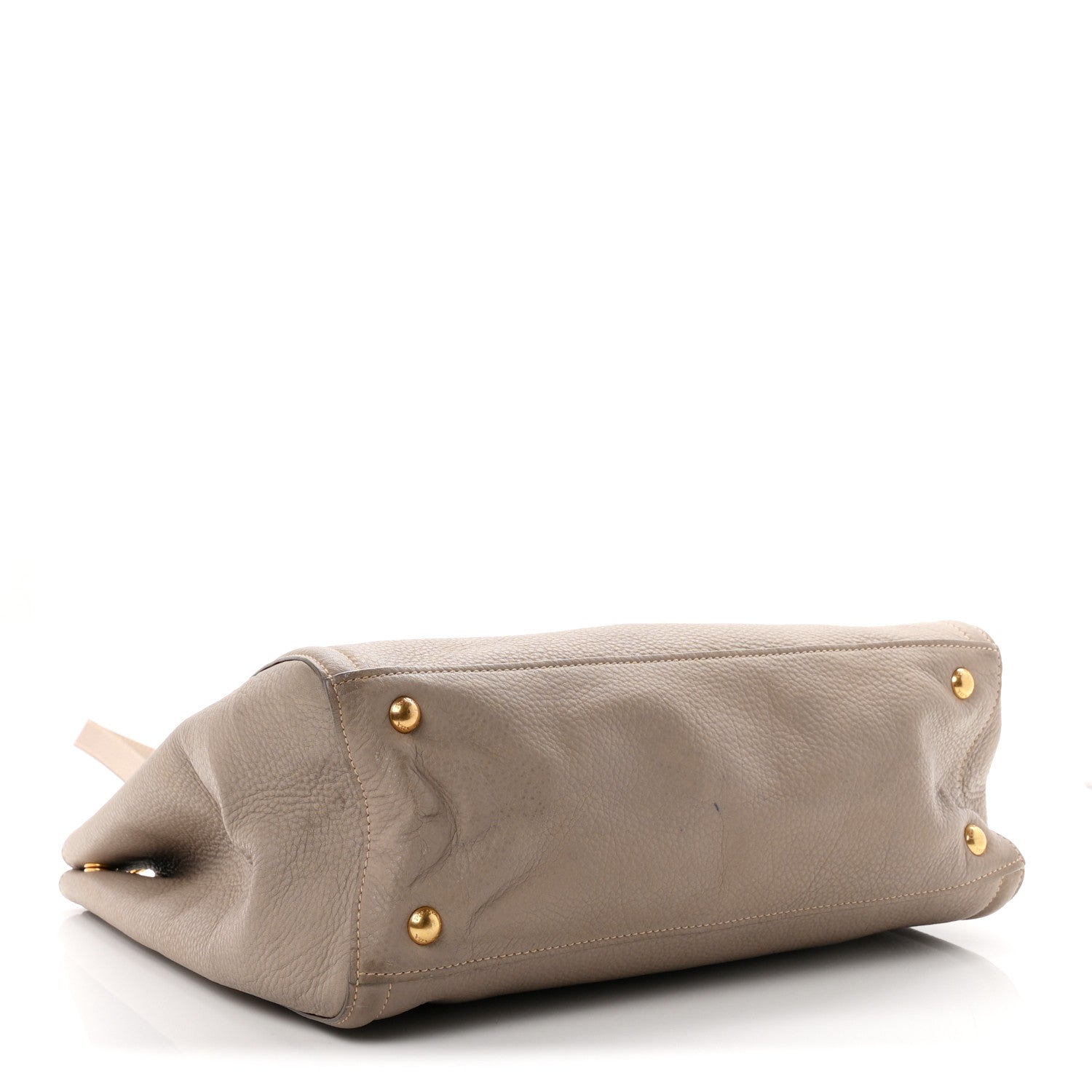 Prada Vitello Daino Tote Pomice