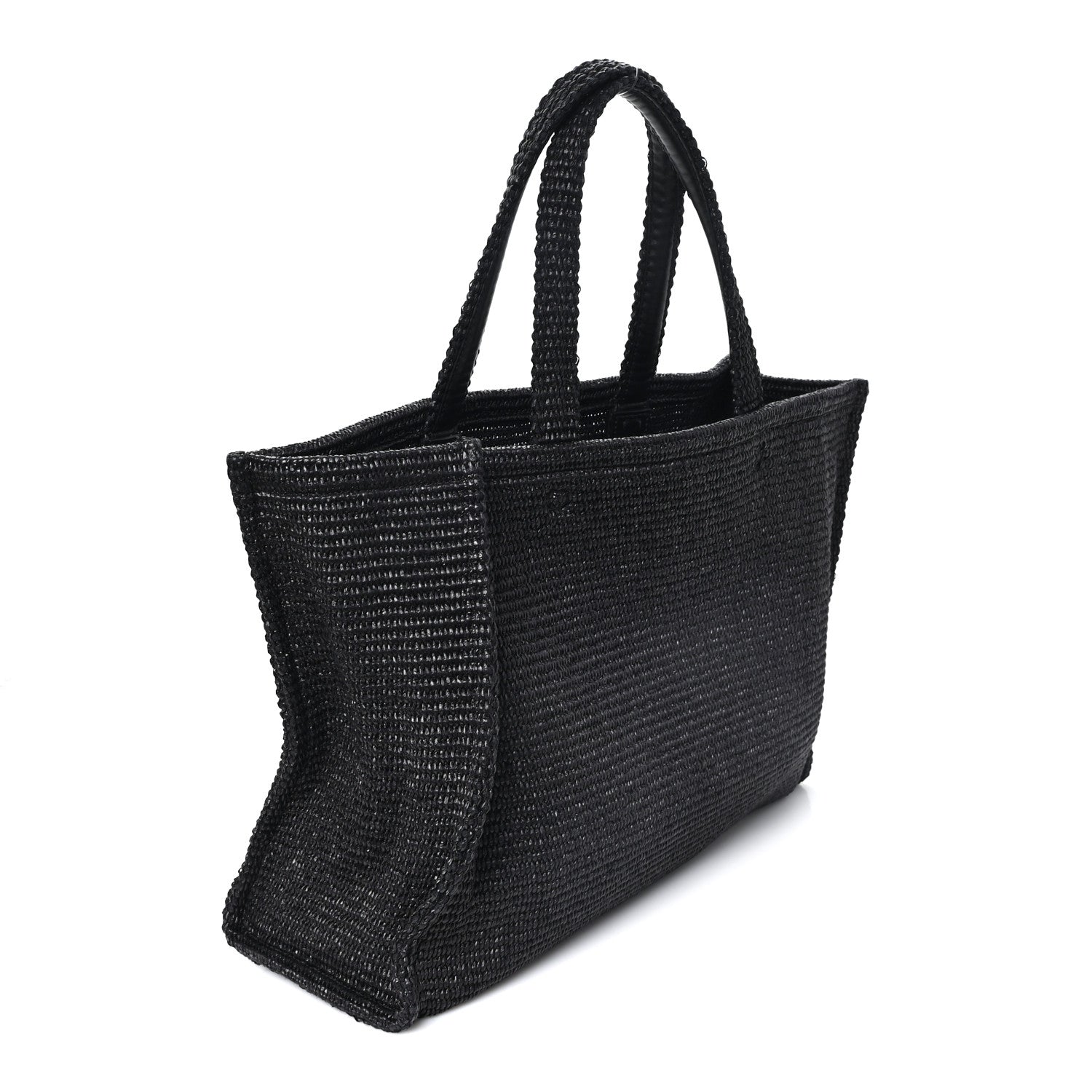 Givenchy Raffia Large G Shopping Tote Black