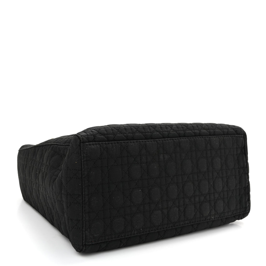 Dior Nylon Cannage Medium Lady Dior Black