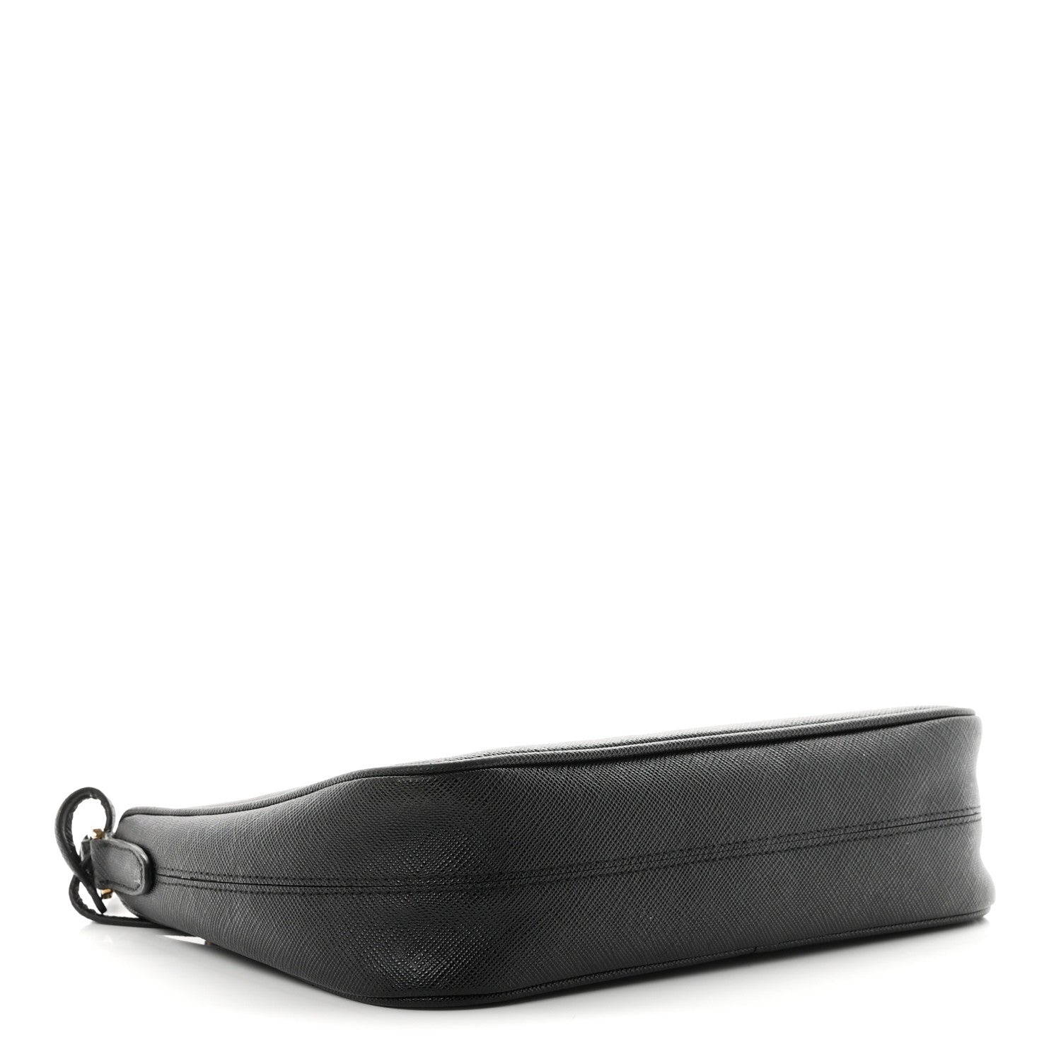 Prada Saffiano Lux Mini Re-Edition Shoulder Bag Black