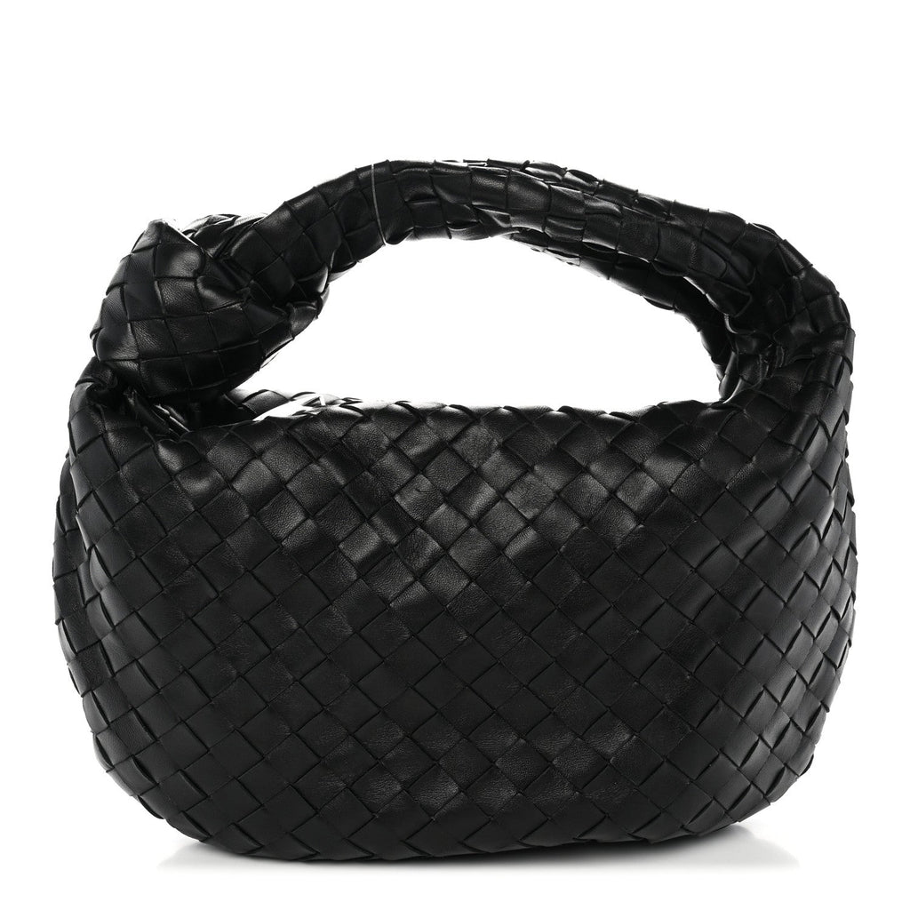 Bottega Veneta Nappa Intrecciato Teen Jodie Hobo Black
