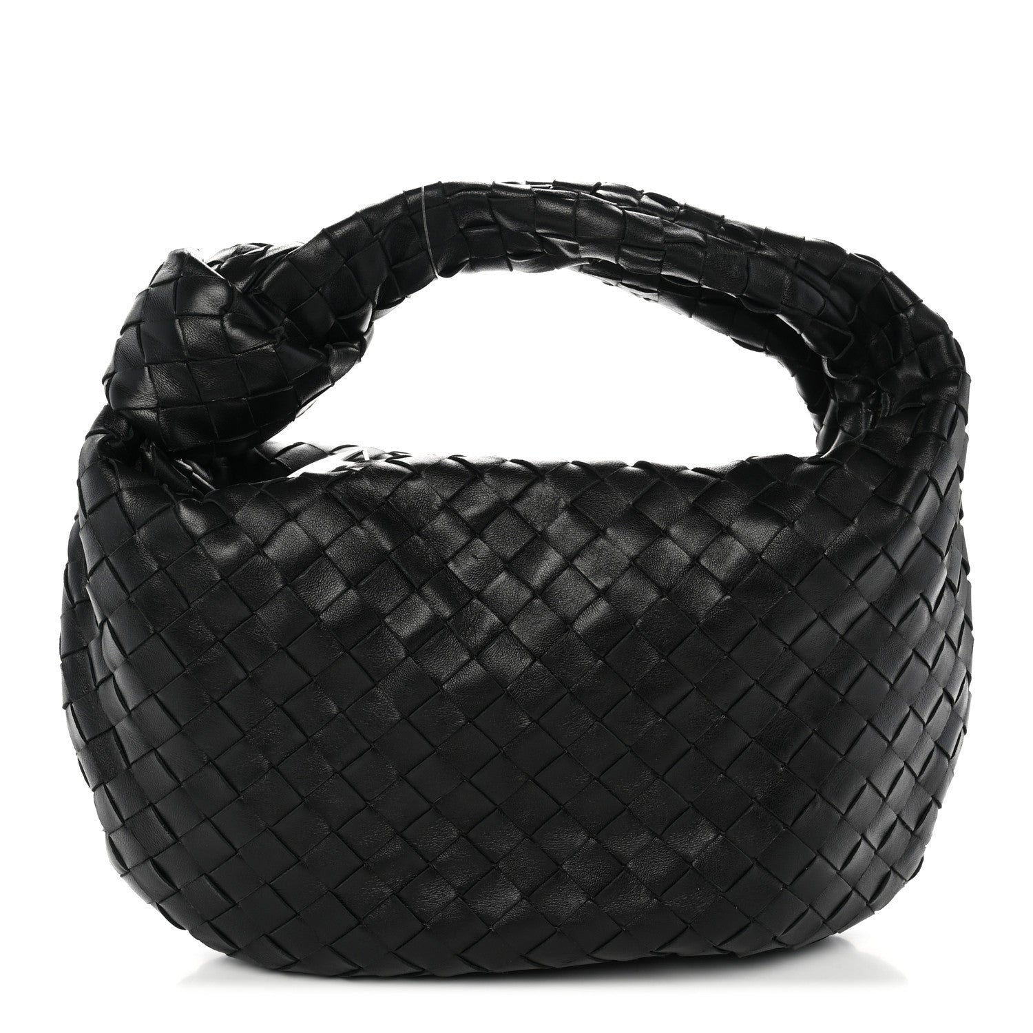 Bottega Veneta Nappa Intrecciato Teen Jodie Hobo Black