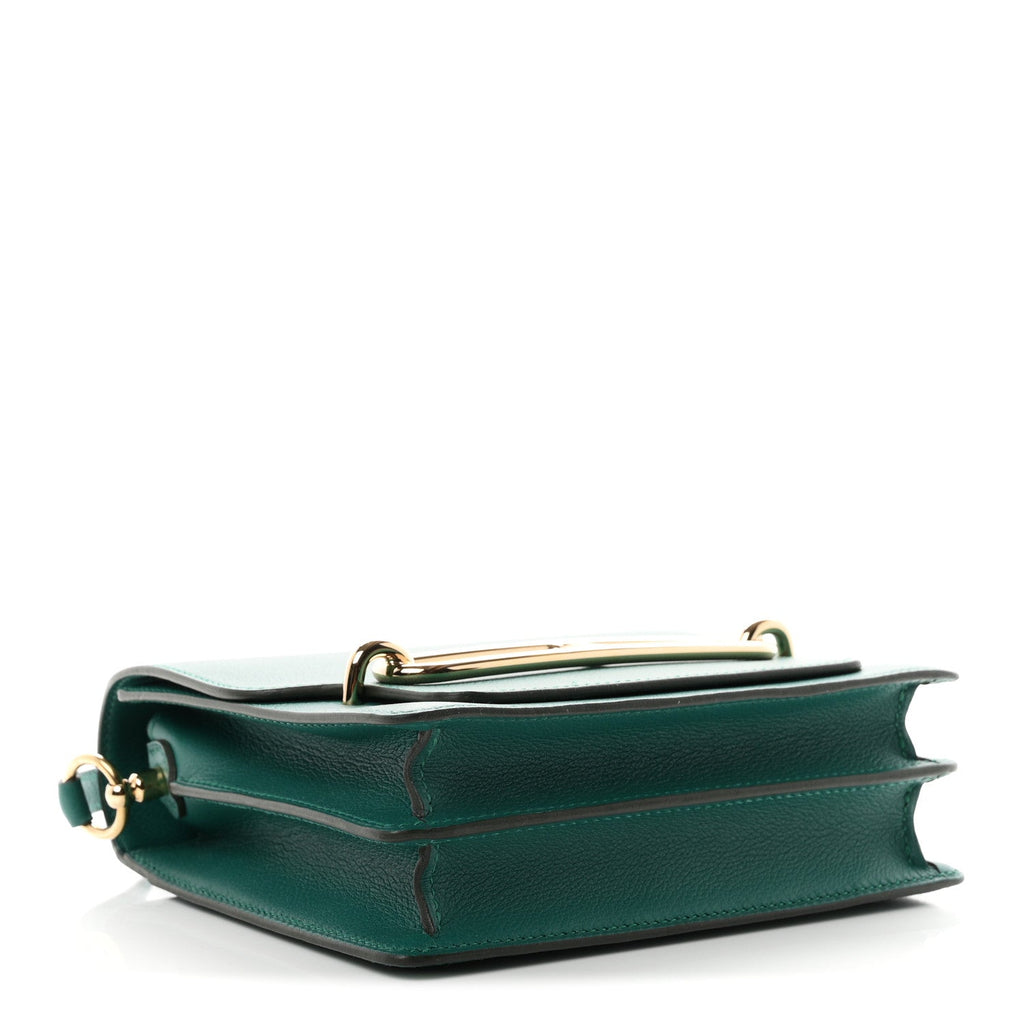 Hermès Evercolor Mini Sac Roulis Malachite