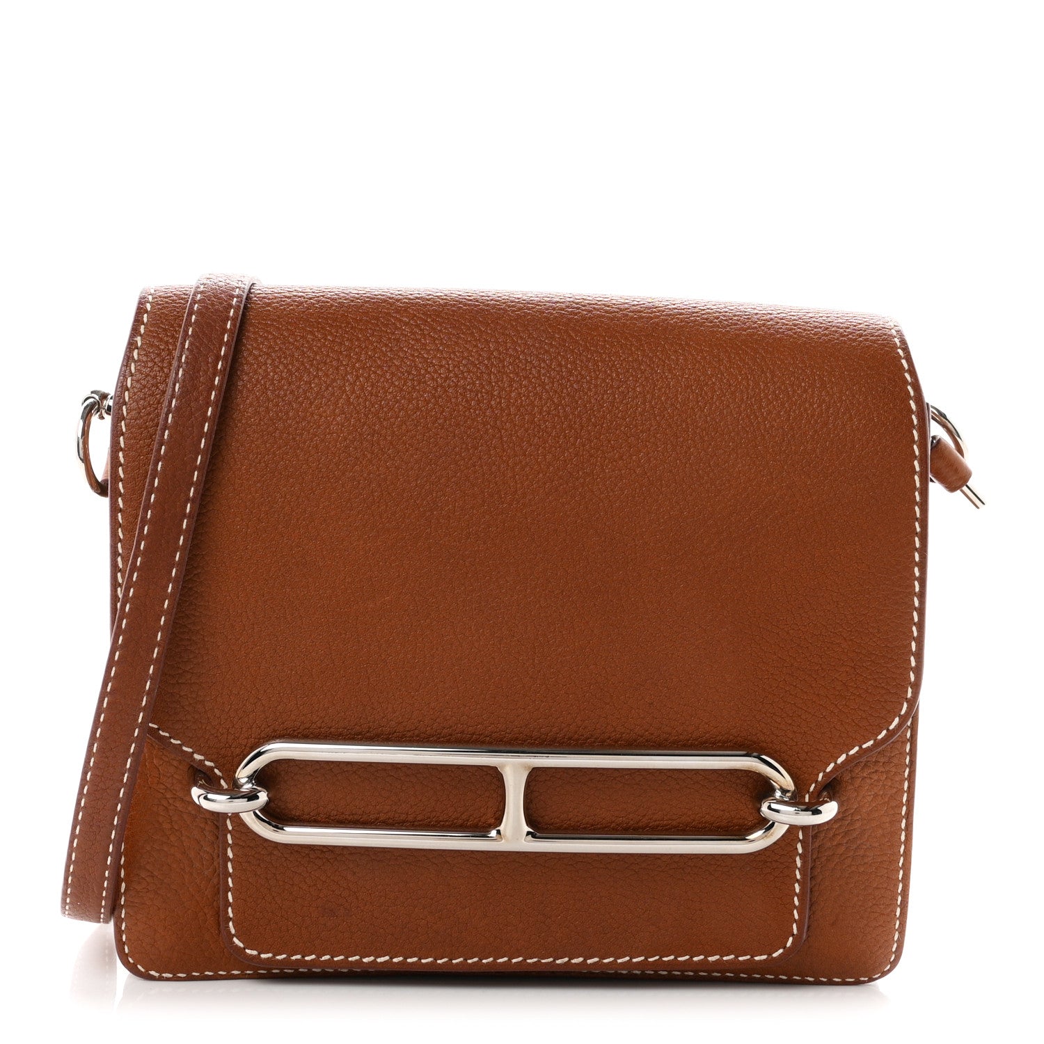 Hermès Barenia Faubourg Mini Sac Roulis Fauve