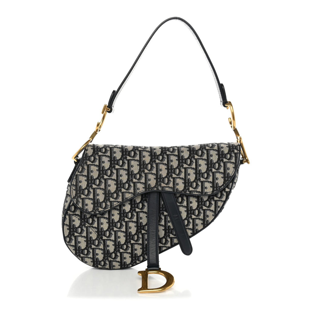 Dior Oblique Saddle Bag Blue