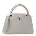 Louis Vuitton Taurillon Capucines BB Flint Grey