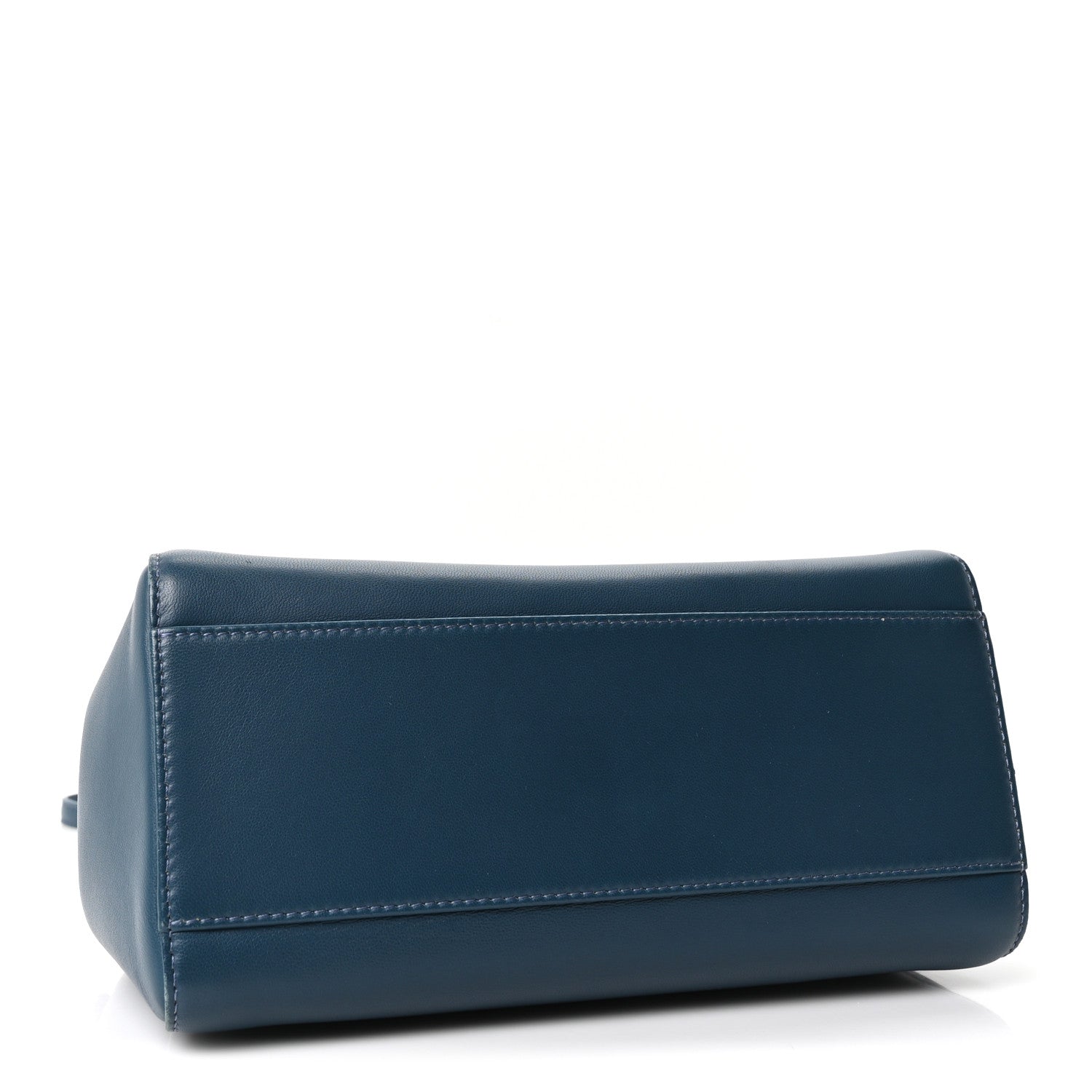 Fendi Nappa Mini Peekaboo Iconic Satchel Pavone