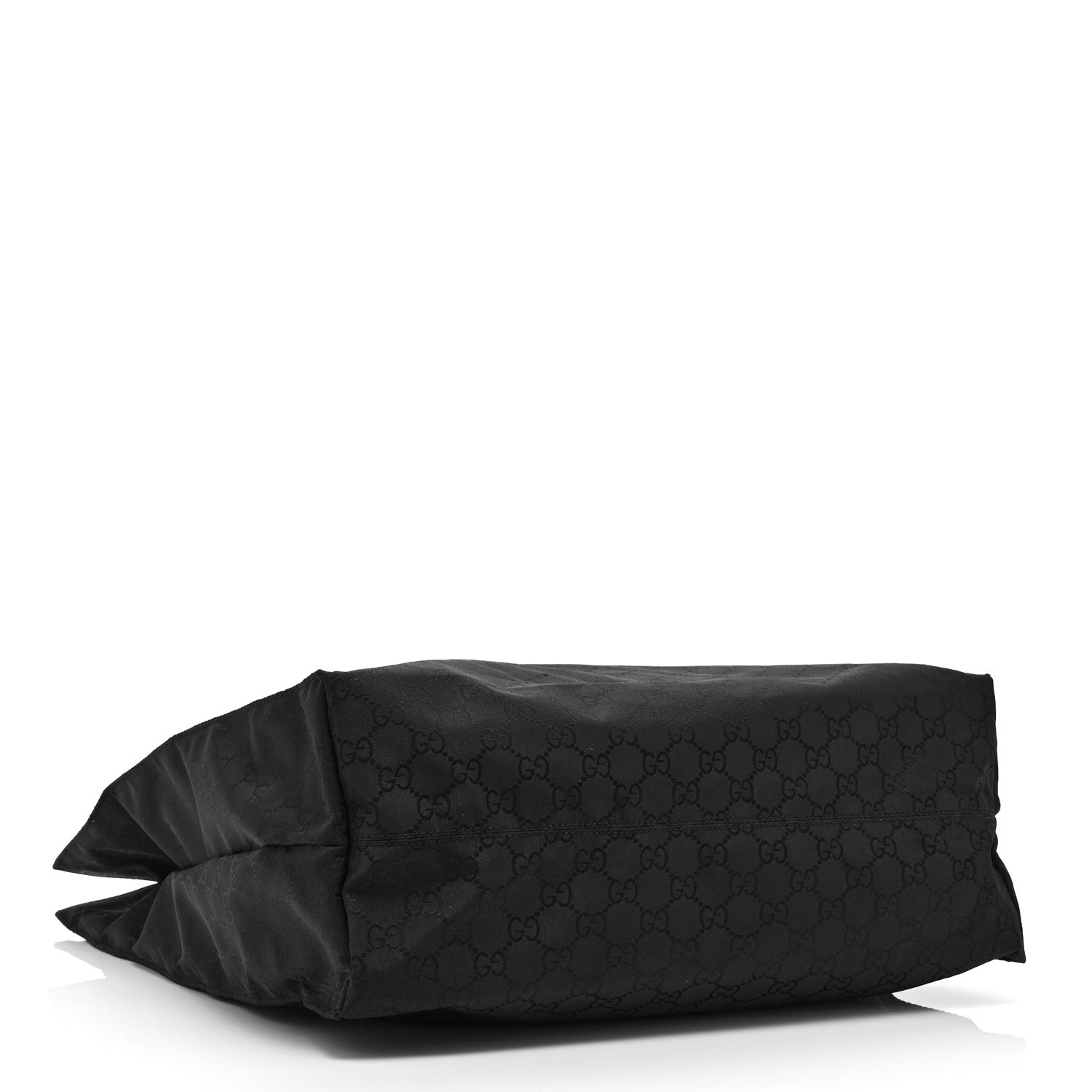Gucci Nylon Monogram Vertical Tote Black