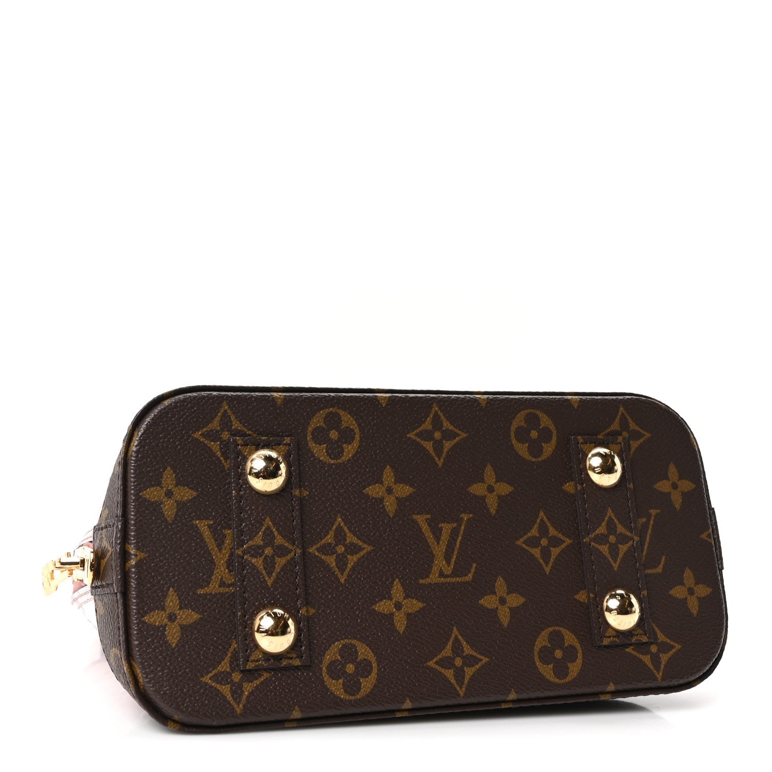 Louis Vuitton Vernis Monogram Alma BB Rose Pale Metallise