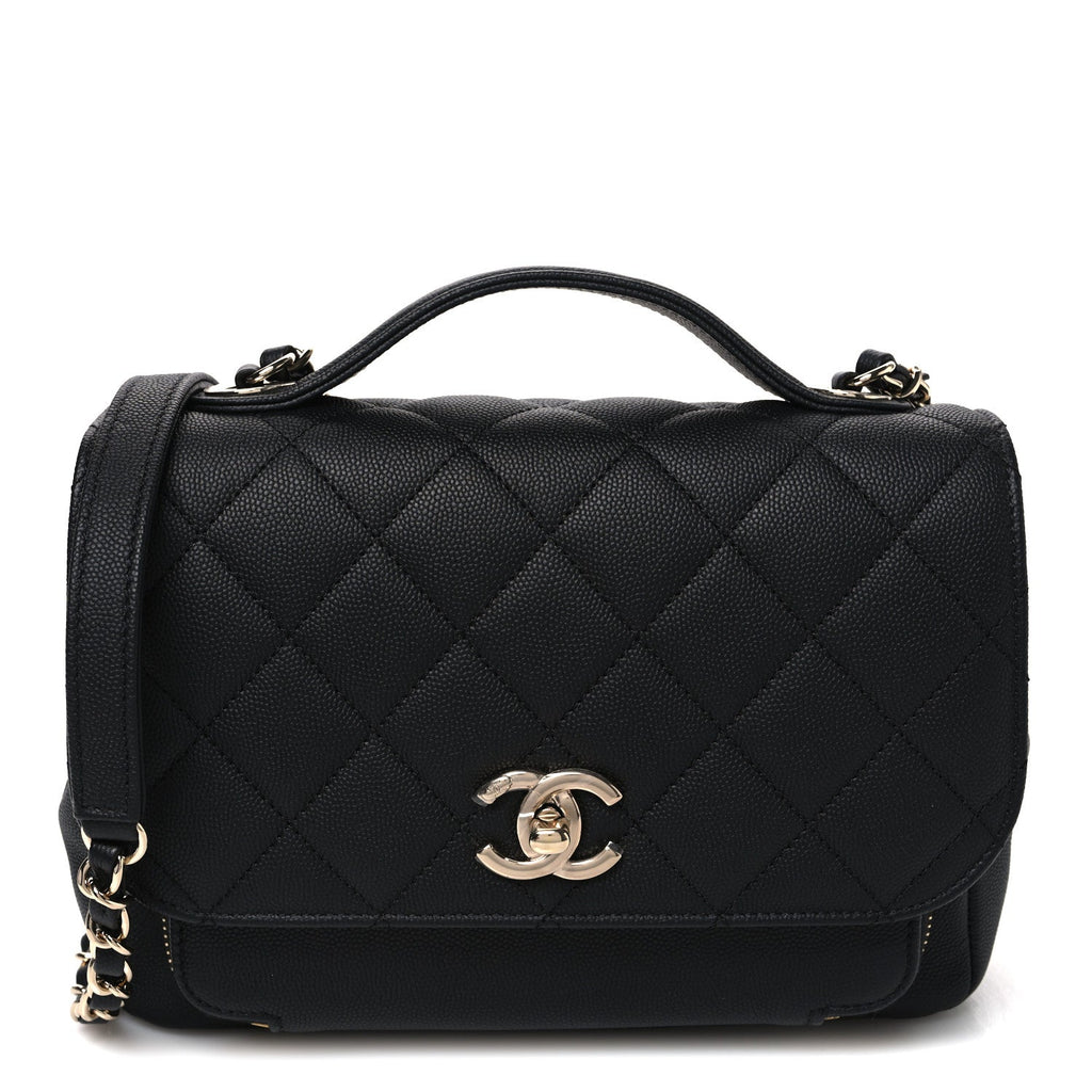 Chanel Caviar Quilted Medium Business Affinity Flap Black