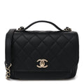 Chanel Caviar Quilted Medium Business Affinity Flap Black
