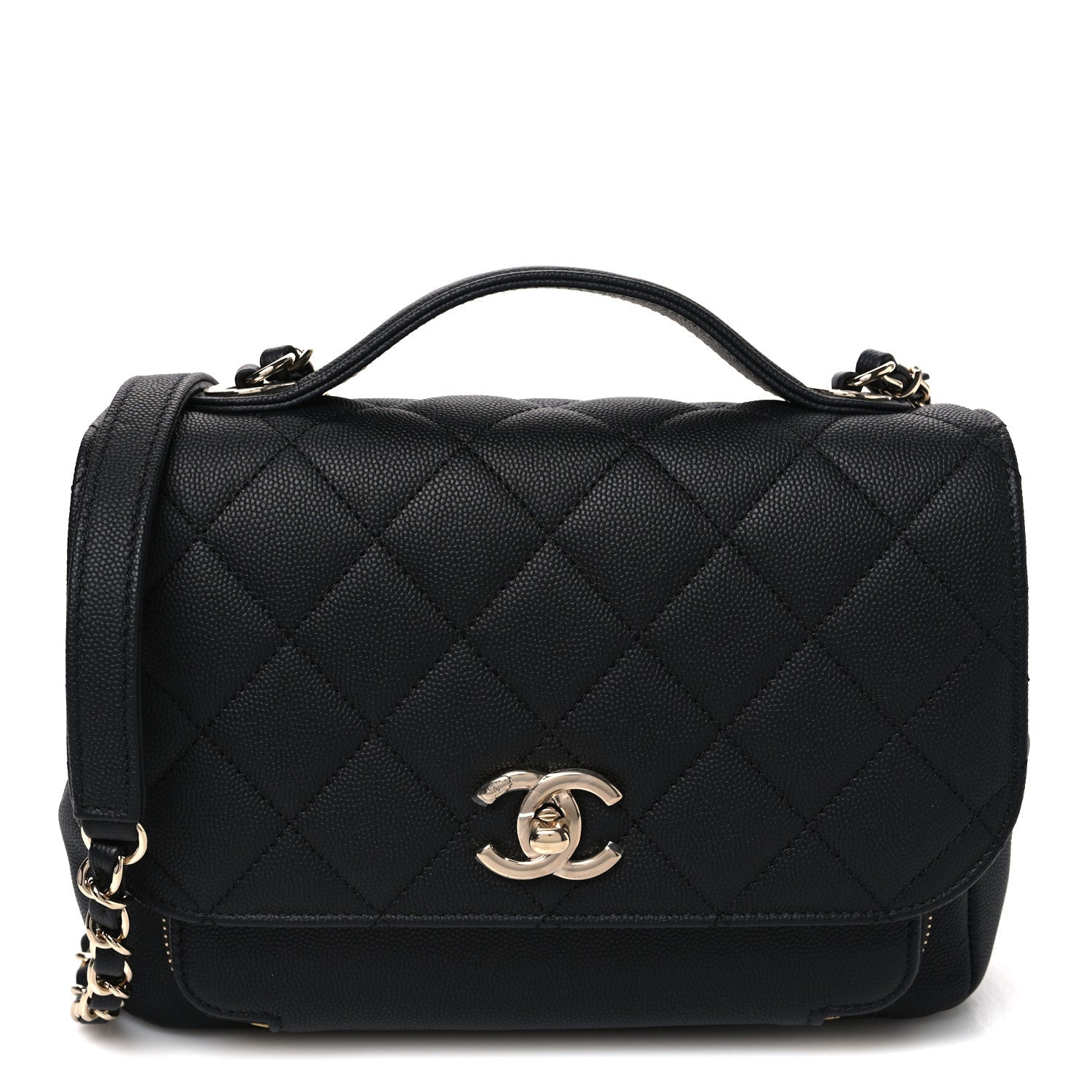 Chanel Caviar Quilted Medium Business Affinity Flap Black