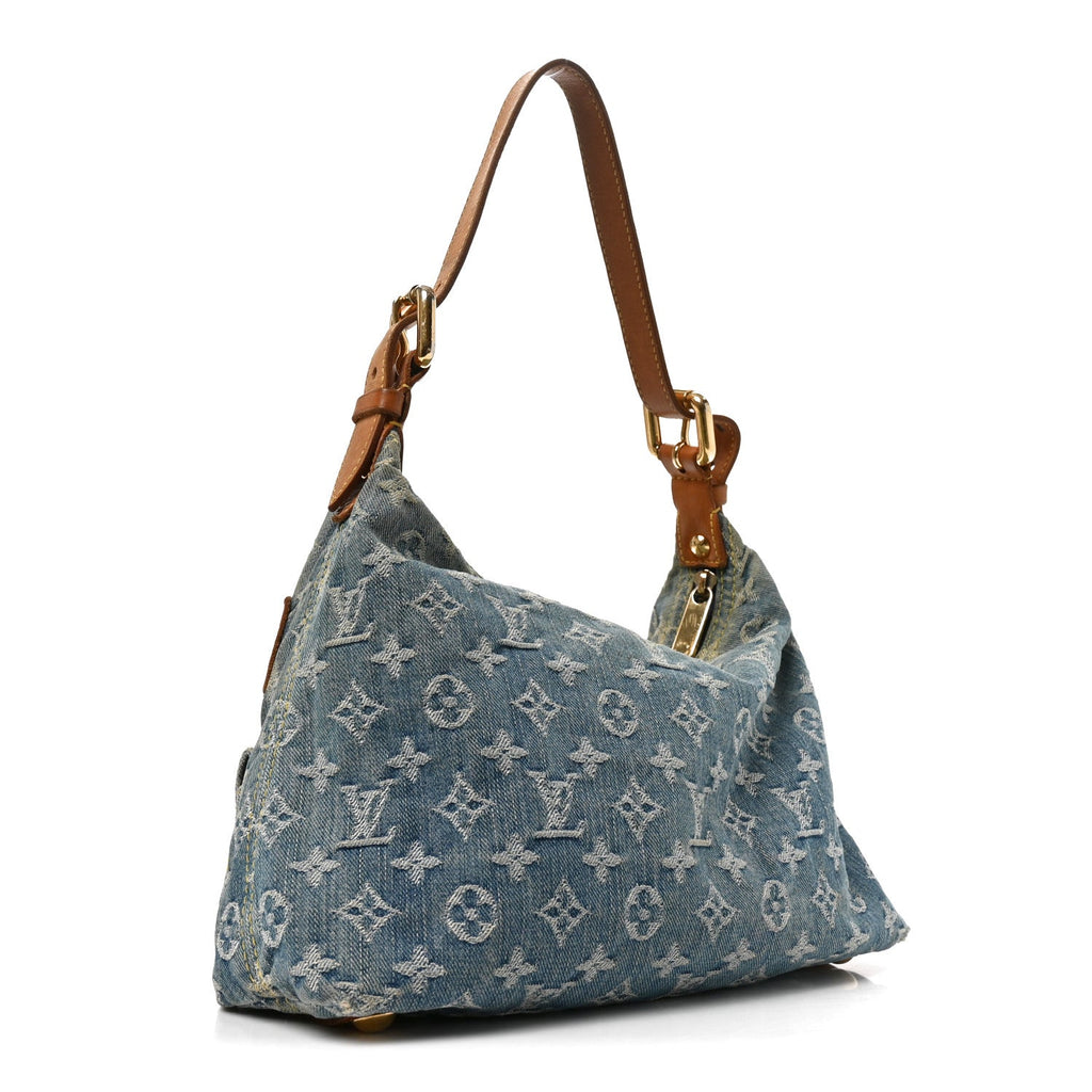 Louis Vuitton Monogram Denim Baggy PM Blue