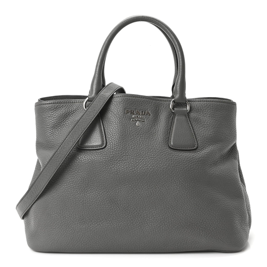 Prada Vitello Daino Tote Marmo
