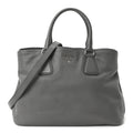 Prada Vitello Daino Tote Marmo