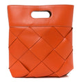 Bottega Veneta French Calfskin Small Slip Tote Orange