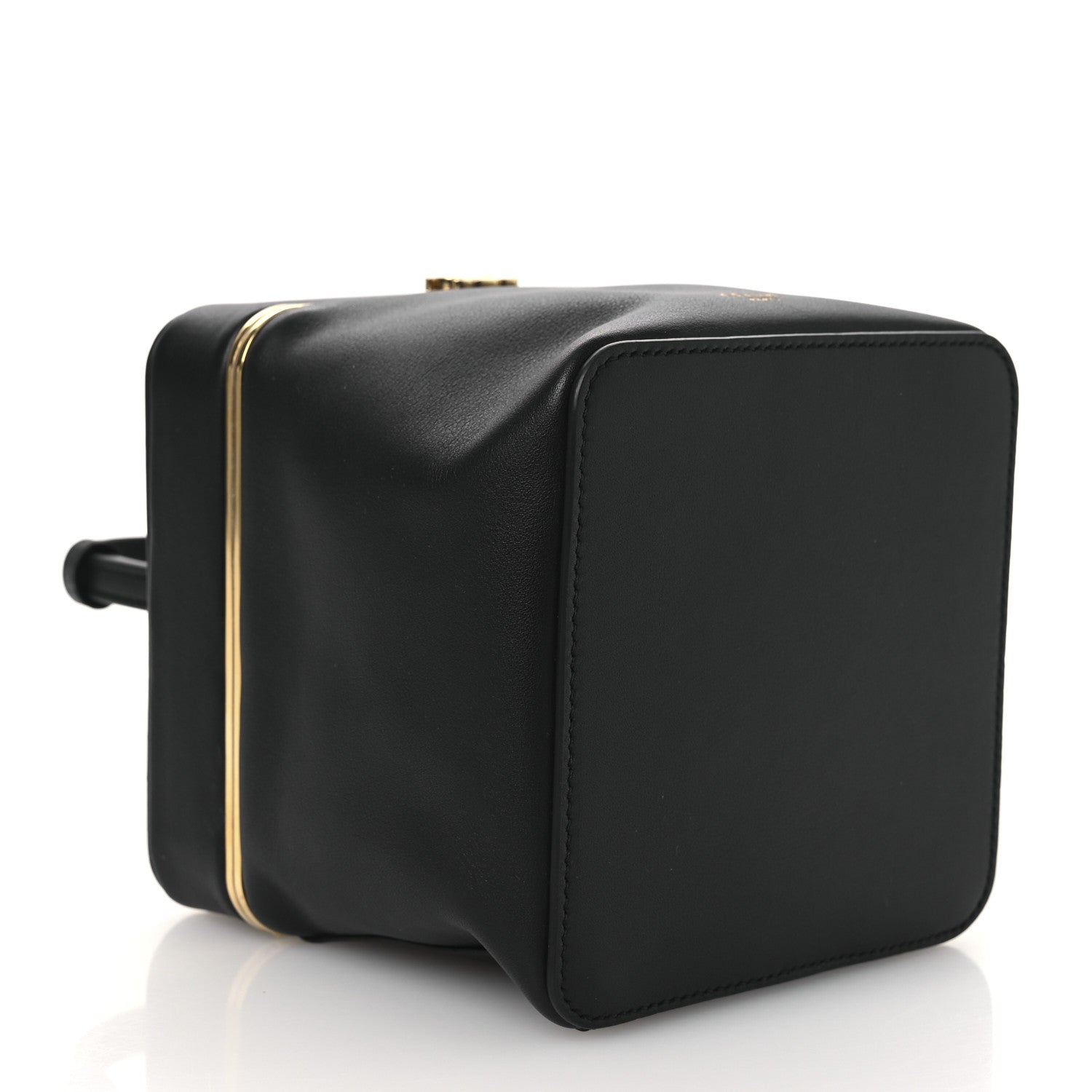 Celine Supple Calfskin Cube Frame Bag Black