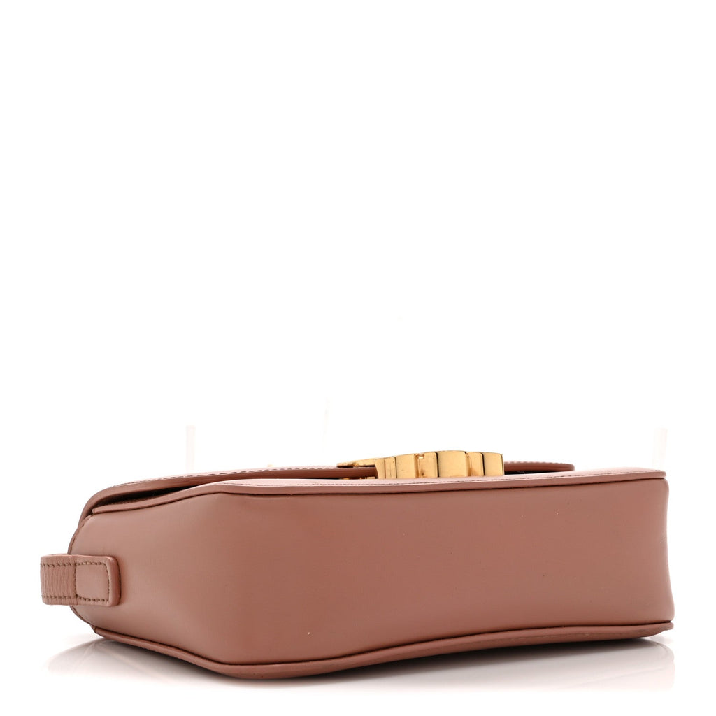 Celine Shiny Calfskin Teen Triomphe Pink