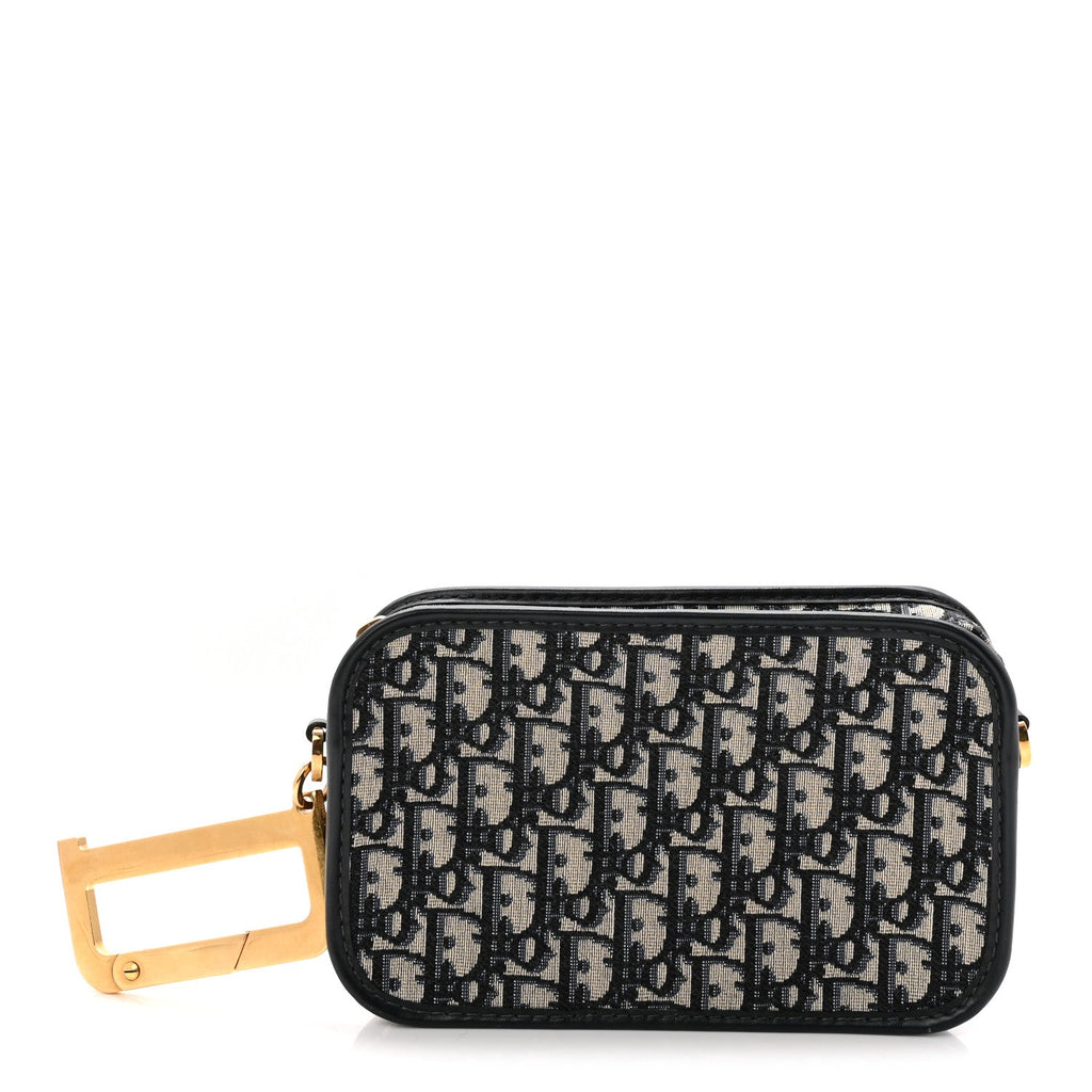 Dior Oblique Diorquake Clutch Blue