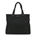 Gucci Nylon Monogram Tote Black