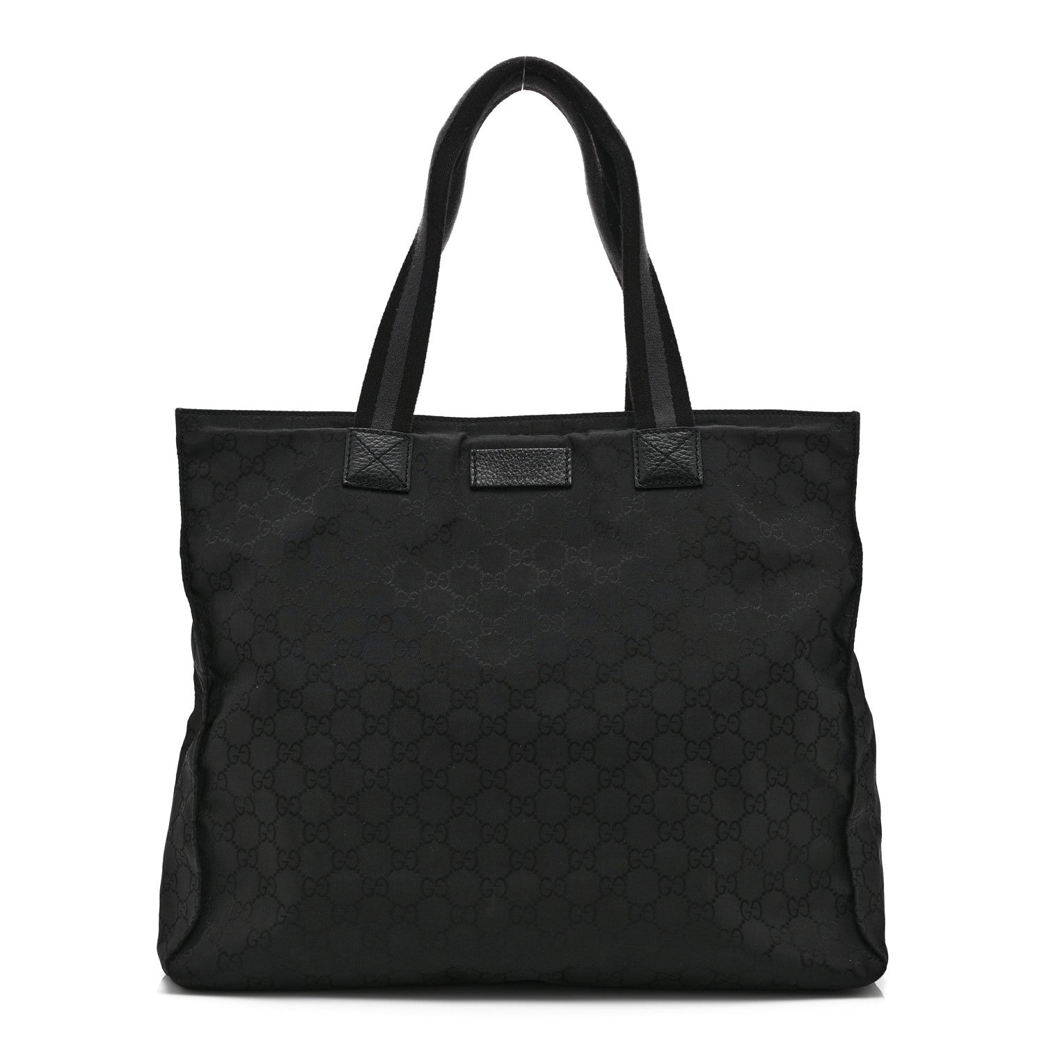 Gucci Nylon Monogram Tote Black