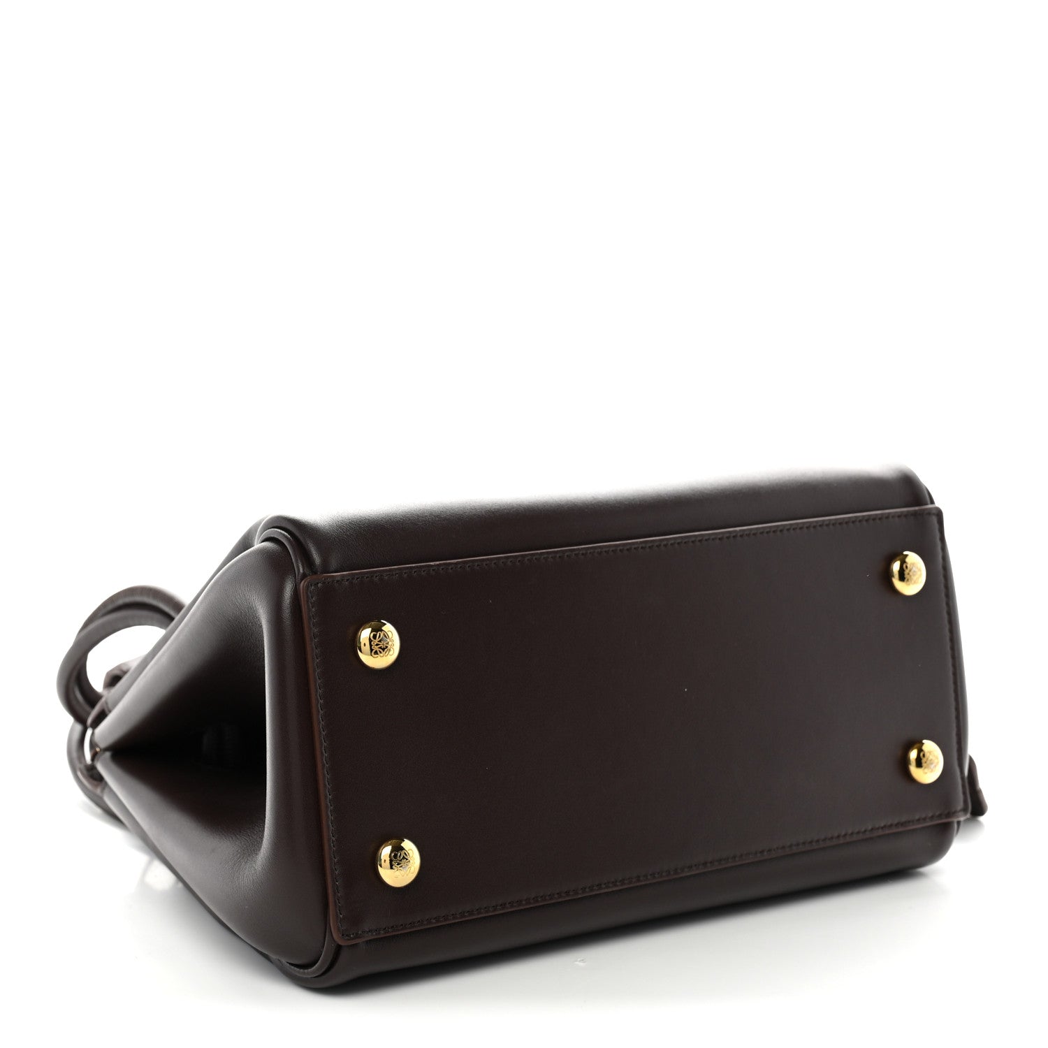 Loewe Supple Calfskin Small Madrid Bag Dark Brownie