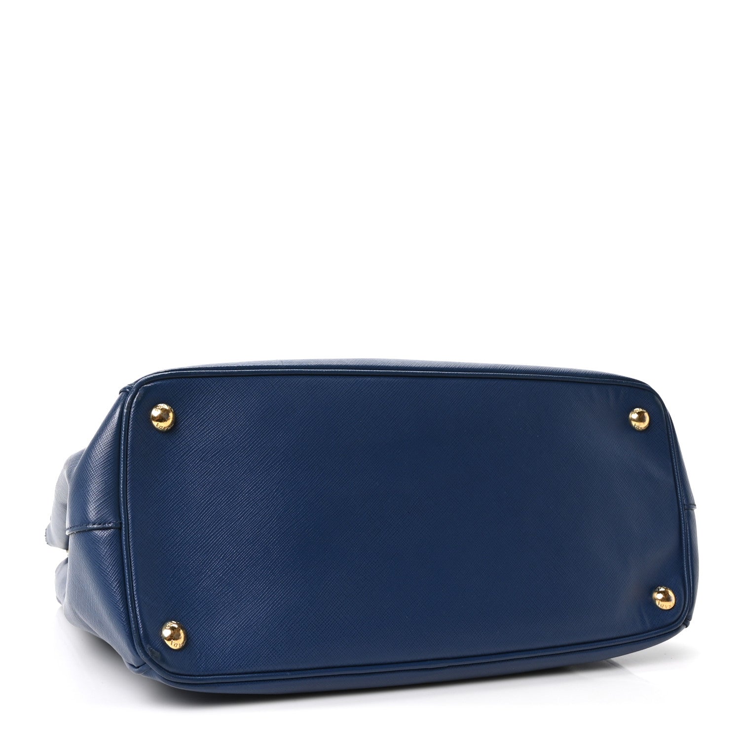 Prada Saffiano Lux Medium Galleria Double Zip Tote Blue