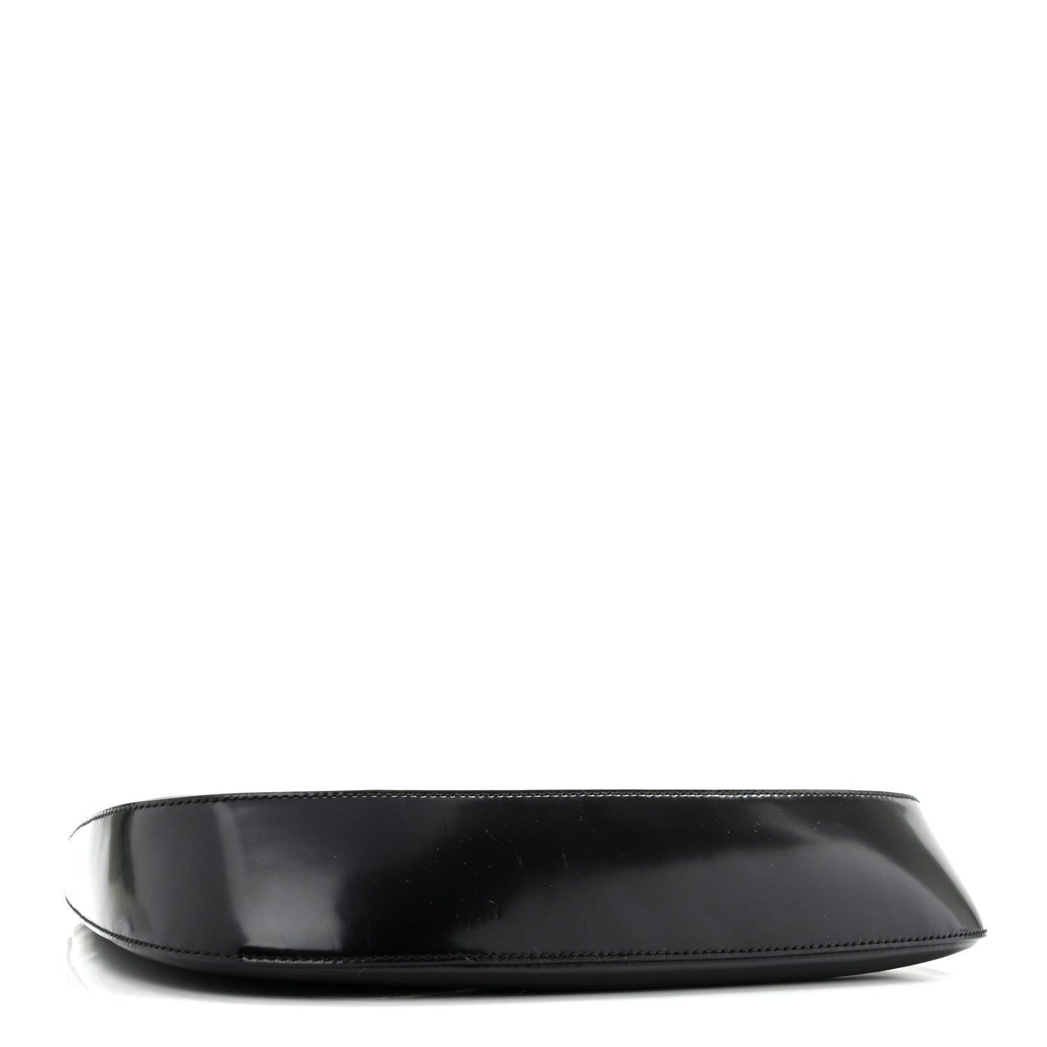 Prada Spazzolato Cleo Shoulder Bag Black