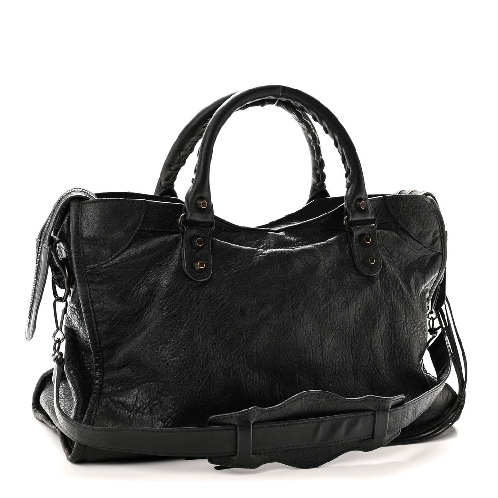 Balenciaga Agneau Classic Hardware City Anthracite