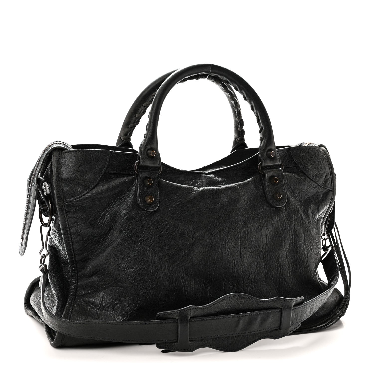 Balenciaga Agneau Classic Hardware City Anthracite