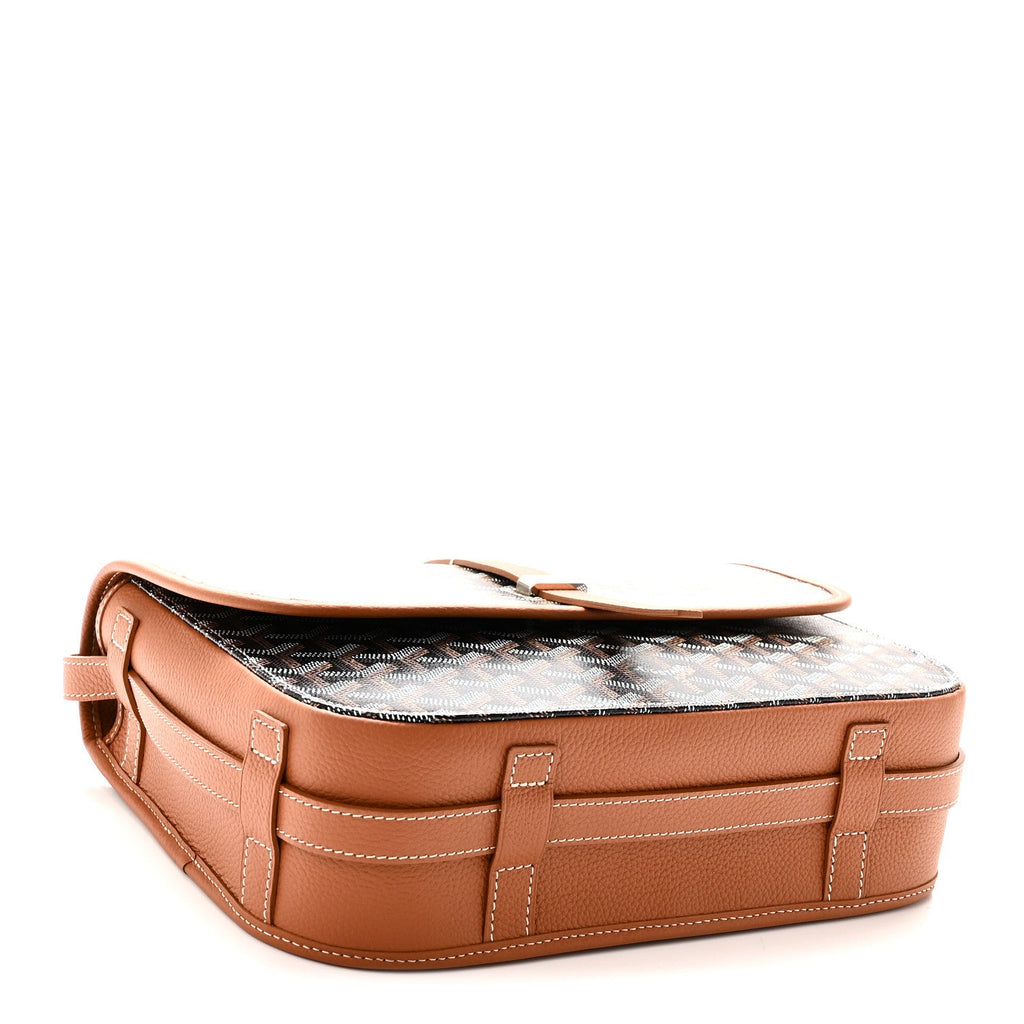 Goyard Goyardine Belvedere II MM Messenger Bag Black Gold