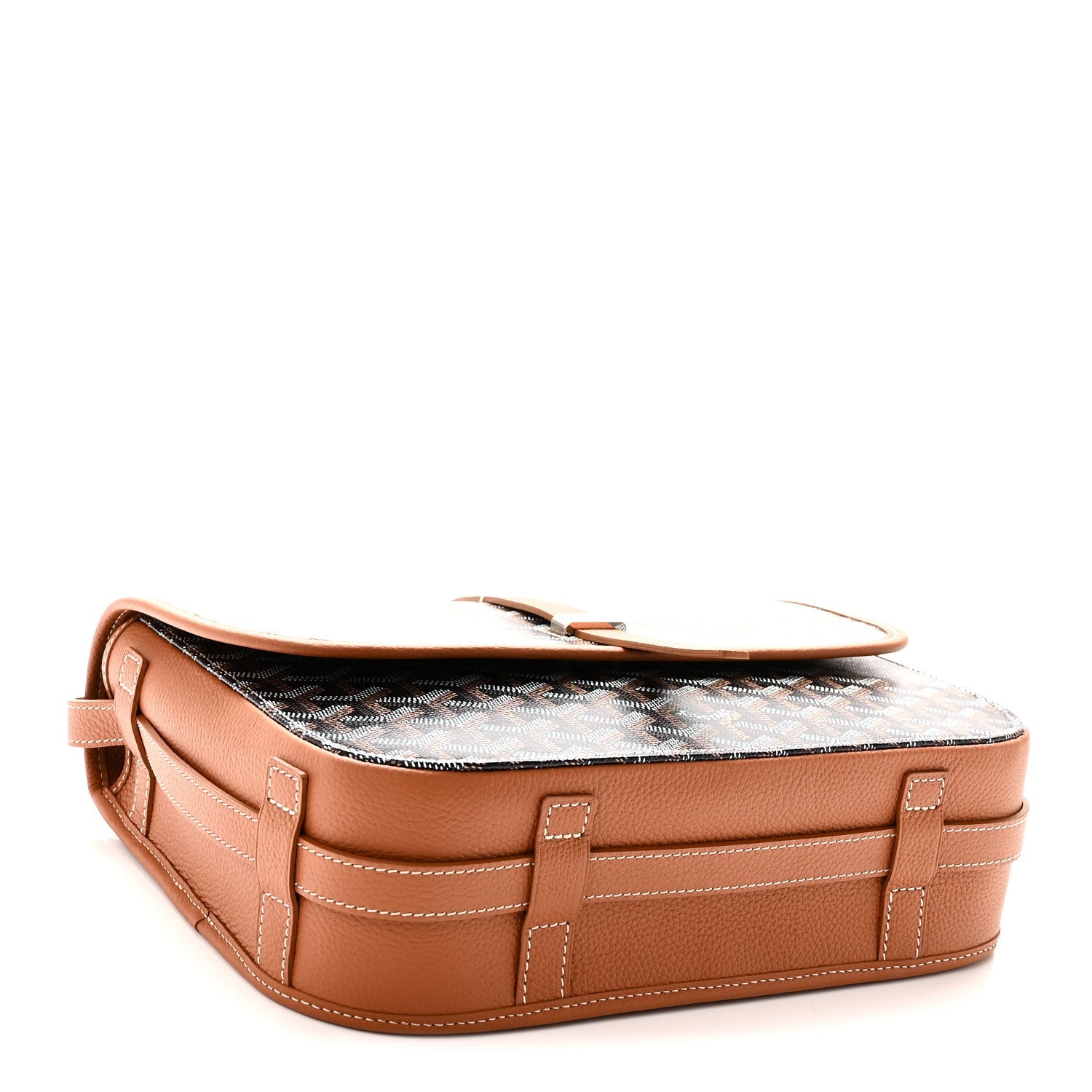Goyard Goyardine Belvedere II MM Messenger Bag Black Gold
