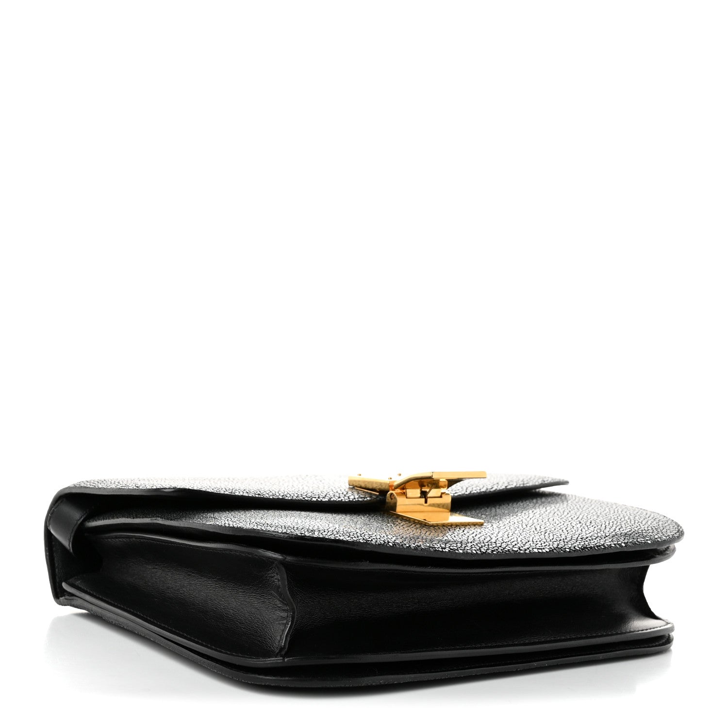 Celine Stingray Medium Classic Box Flap Bag Black