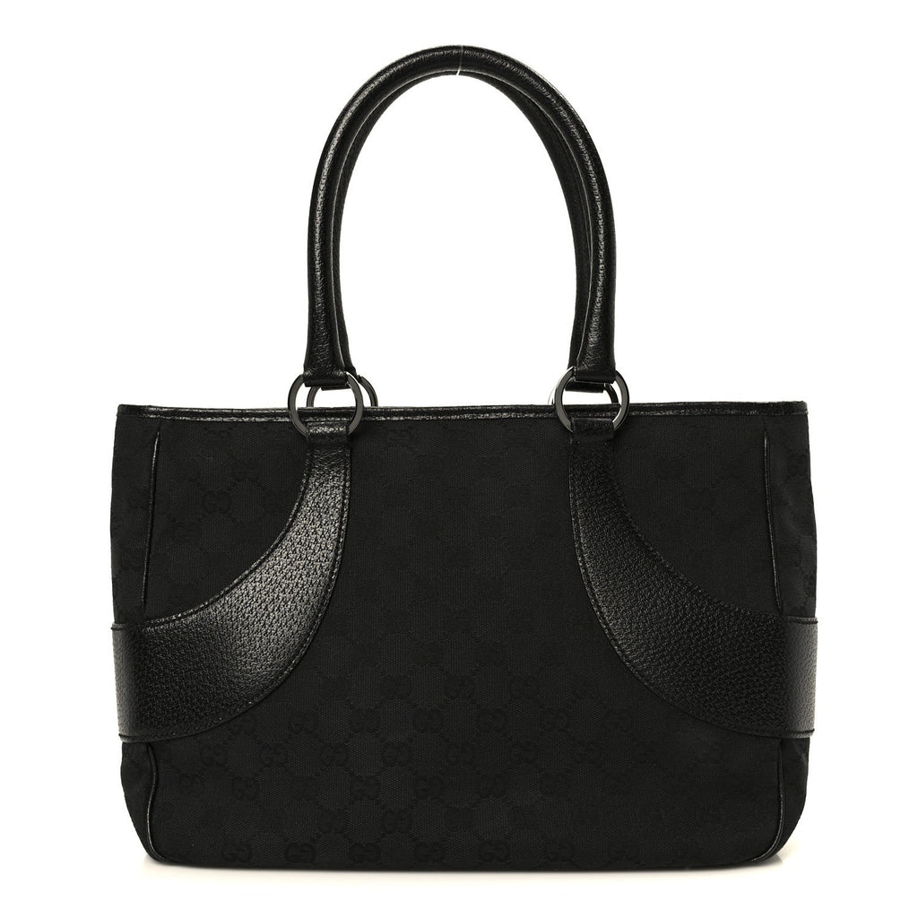 Gucci Monogram Shoulder Bag Black