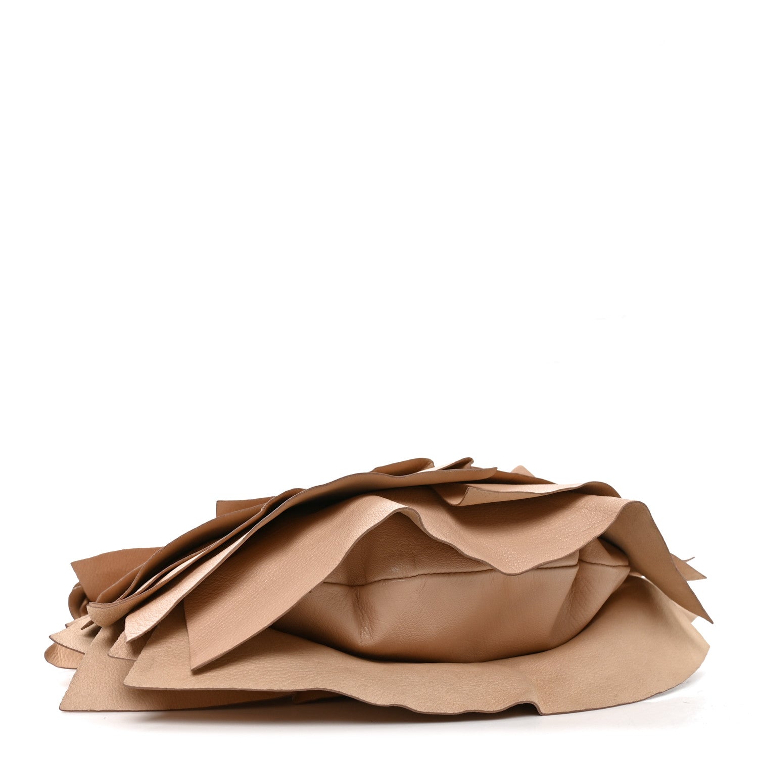 Saint Laurent Chevre Ruffle Saint Tropez Beige